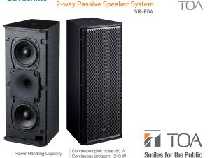 اسپیکر یک سیستم ۲-راهه باس-رفلکس TOP SR-F04